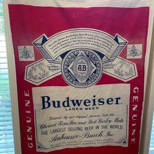 Anheuser Busch Budweiser BIG Flag Banner
